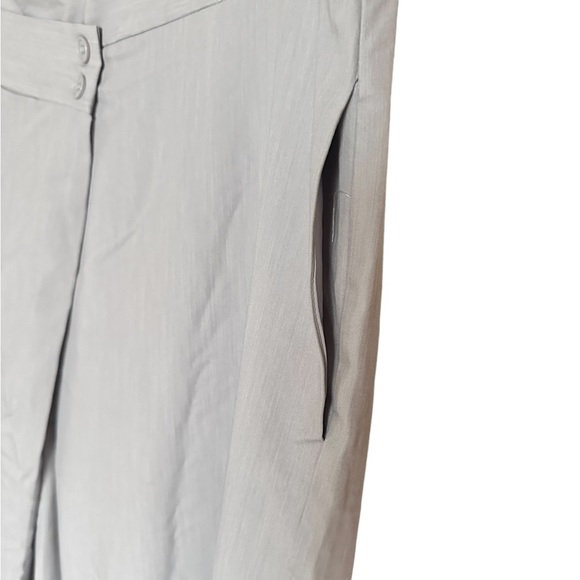 Eloquii Asymmetrical Wide Leg Trouser - Picture 8 of 9